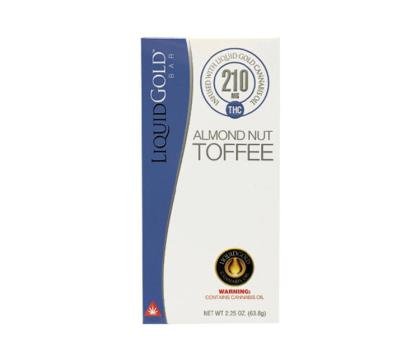 Kaufen Sie Liquid Gold Mandel-Nuss-Toffee-Schokoriegel 210 mg
