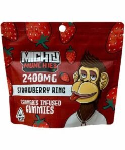Kaufen Sie Mighty Munchies Strawberry Rings 2400mg