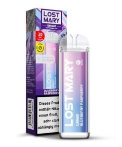Kaufen Sie Lost Mary - QM600 Einweg E-Zigarette - Blueberry Raspberry 20mg/ml