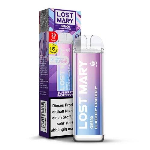 Kaufen Sie Lost Mary - QM600 Einweg E-Zigarette - Blueberry Raspberry 20mg/ml