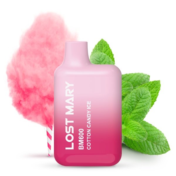 Kaufen Sie Lost Mary - BM600 CP Einweg E-Zigarette - Cotton Candy Ice 20mg/ml