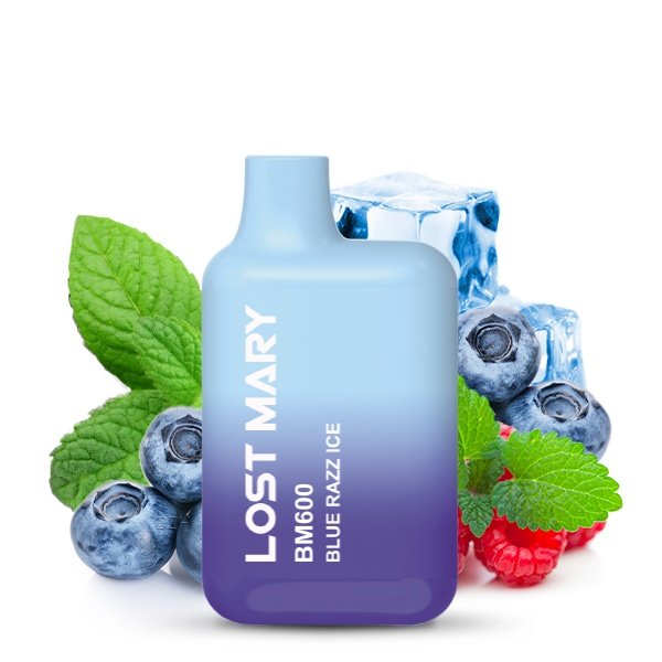 Kaufen Sie Lost Mary - BM600 CP Einweg E-Zigarette - Blue Razz Ice 20mg/ml